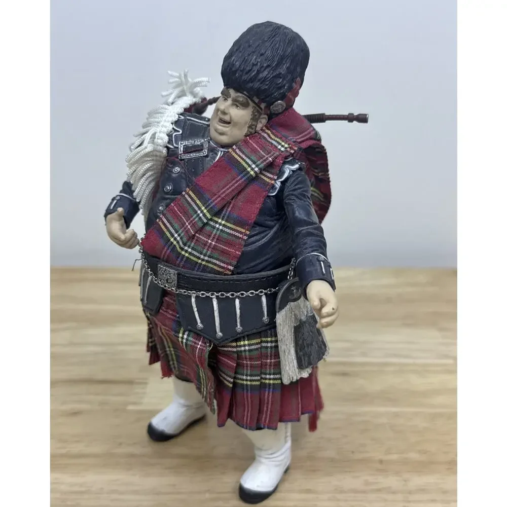 1999 Austin Powers Fat Bastard MacFarlane Action Figure w/ Kilt, Bag Pipes, Sack